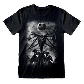 Nightmare Before Christmas Jack Skellington Bedrucktes T-Shirt  