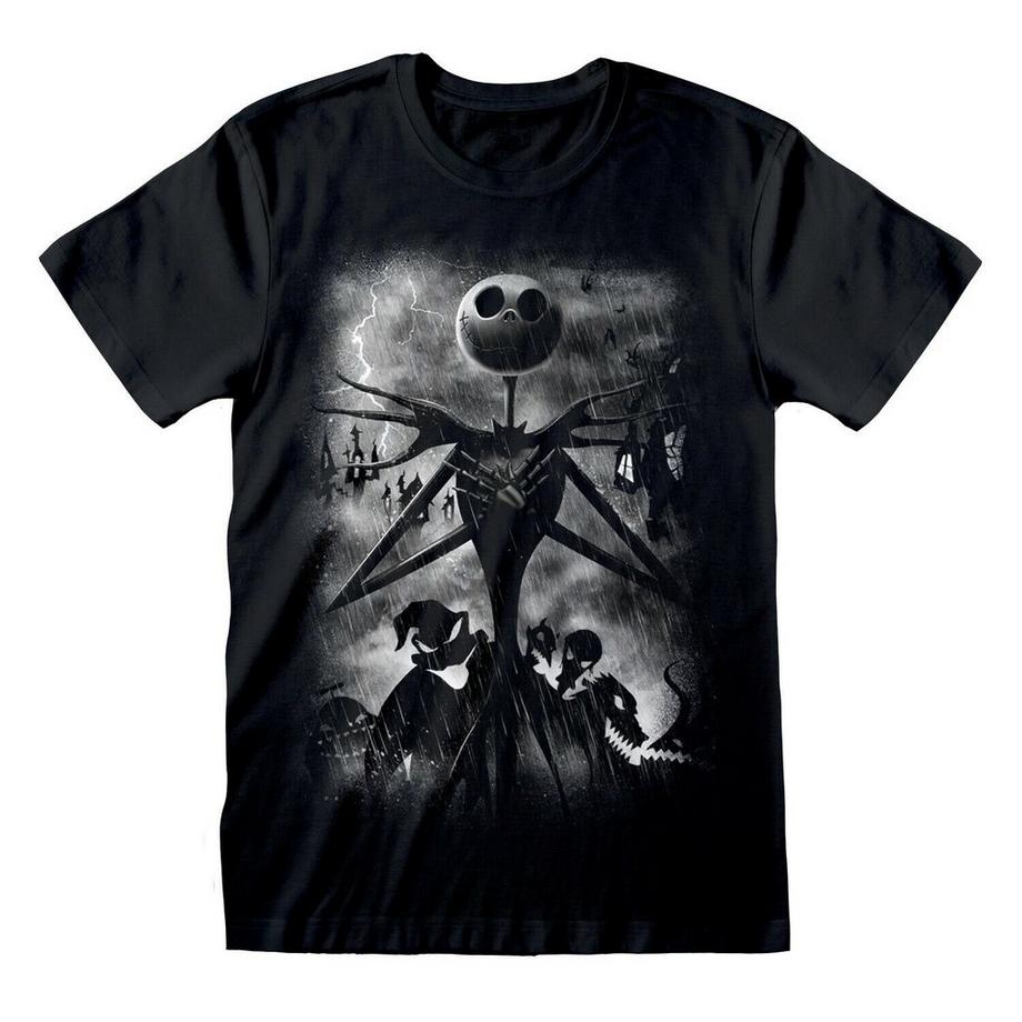Nightmare Before Christmas Jack Skellington Bedrucktes T-Shirt  