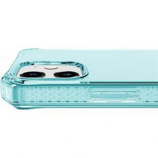ITSKINS  Spectrum Clear halbstarre Hülle für iPhone 12 Mini Blau 