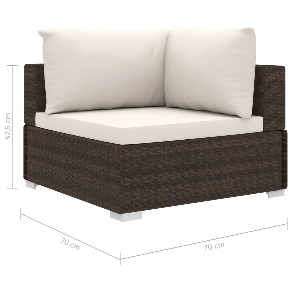 VidaXL Garten-lounge-set poly-rattan  