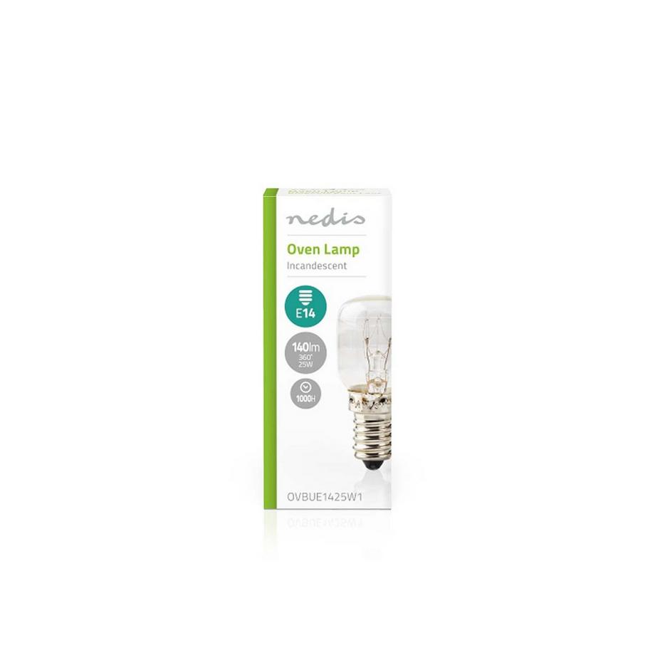 Nedis Ampoule pour le four | 25 W | E14 | Incandescente | T25  