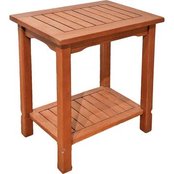 Jardin Table d&#039;appoint Santa Cruz Eucalyptus naturel 50x35