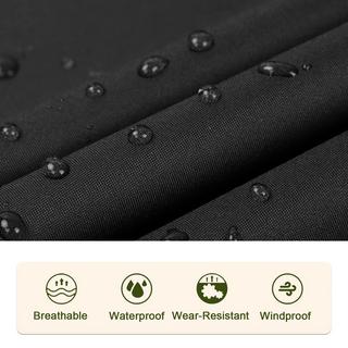 Alopini Cape de Pluie à Capuche avec Fermeture Éclair Imperméable Réutilisable  