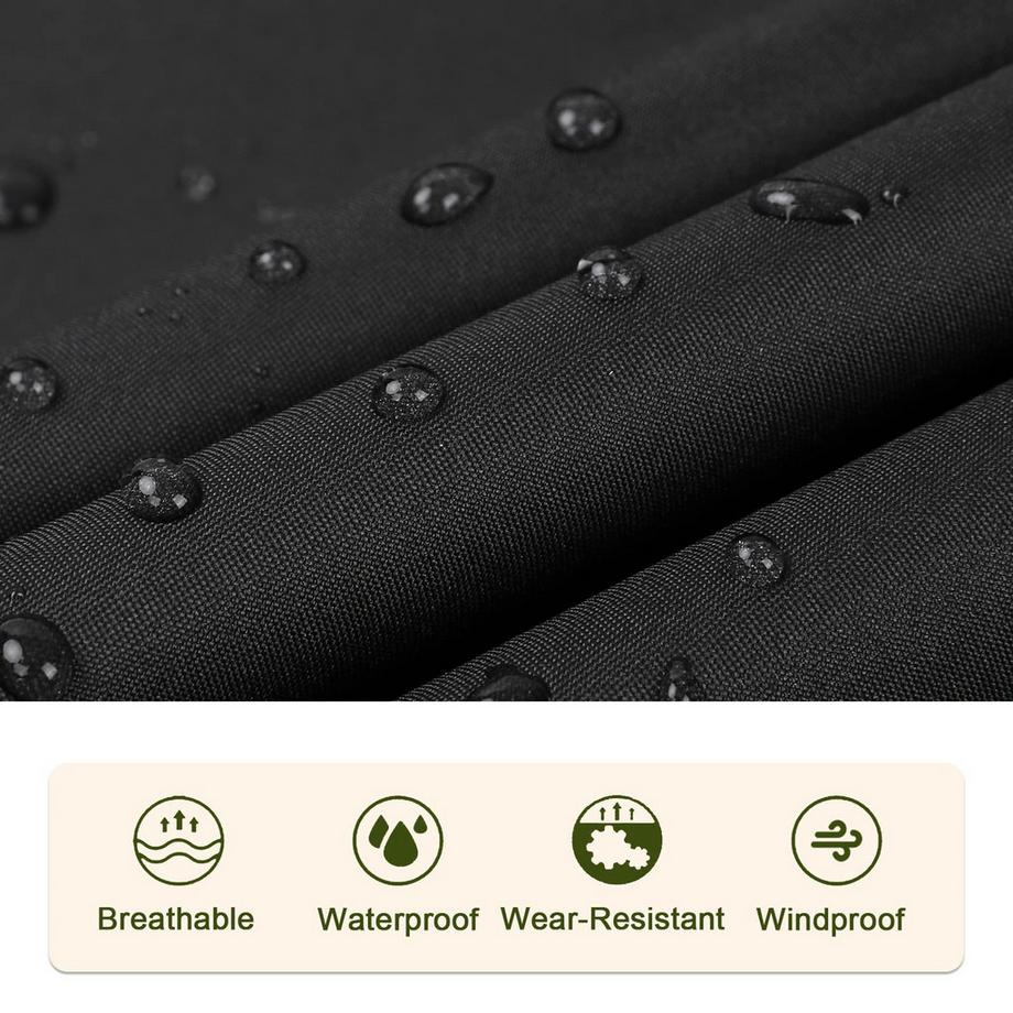 Alopini Kapuzen Regencape Wiederverwendbarer Regenmantel  