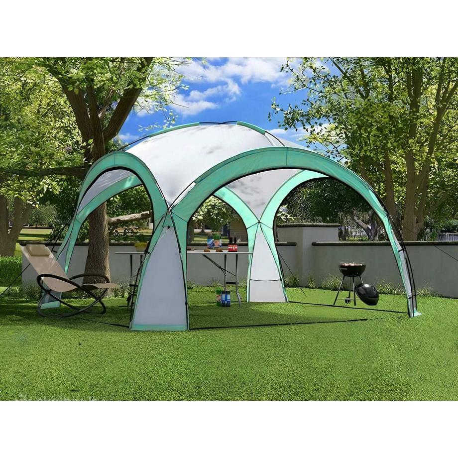 Northix Tente pavillon événementiel de jardin pour pique-nique + sac ModernHome - vert  
