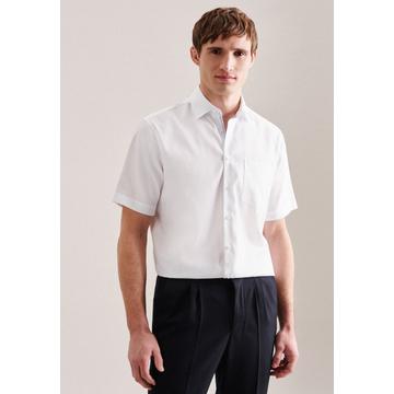 Business Hemd Regular Fit Kurzarm Uni