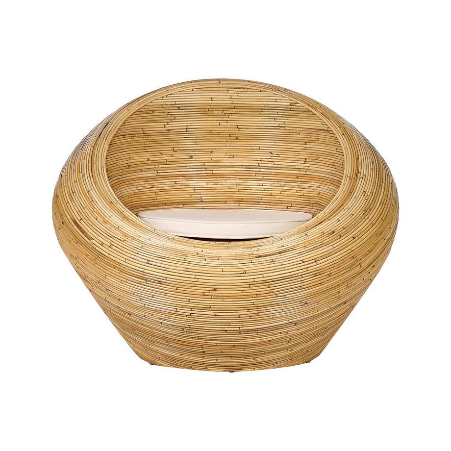 Beliani  Fauteuil de jardin en Rotin Boho MAIORI 