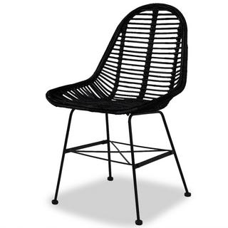 VidaXL Chaise de salle à manger rotin  