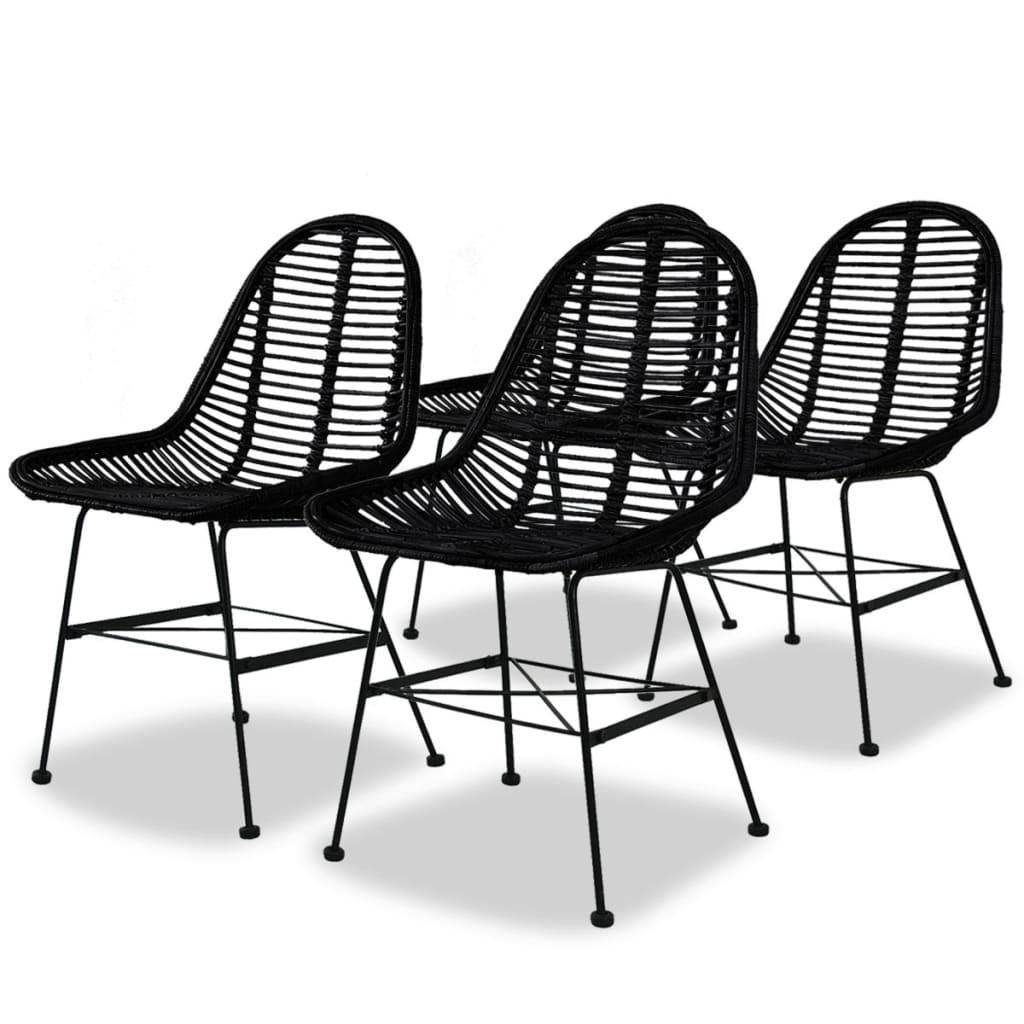 VidaXL Chaise de salle à manger rotin  