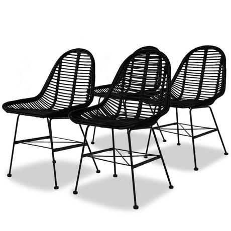 VidaXL Esszimmerstuhl rattan  