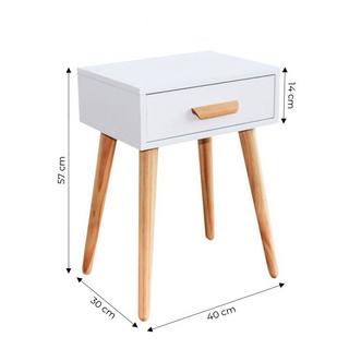 Northix Comodino moderno, tavolino  