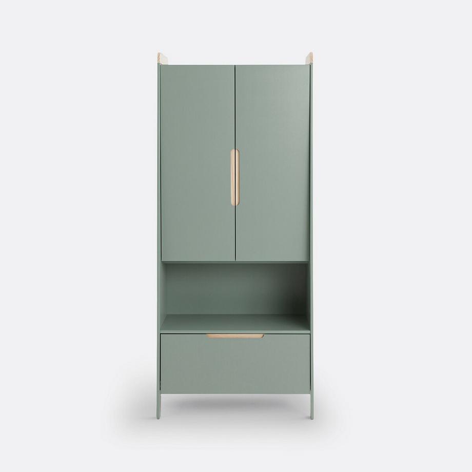 La Redoute Intérieurs Kinderkleiderschrank Arturo aus Kiefer und MDF  