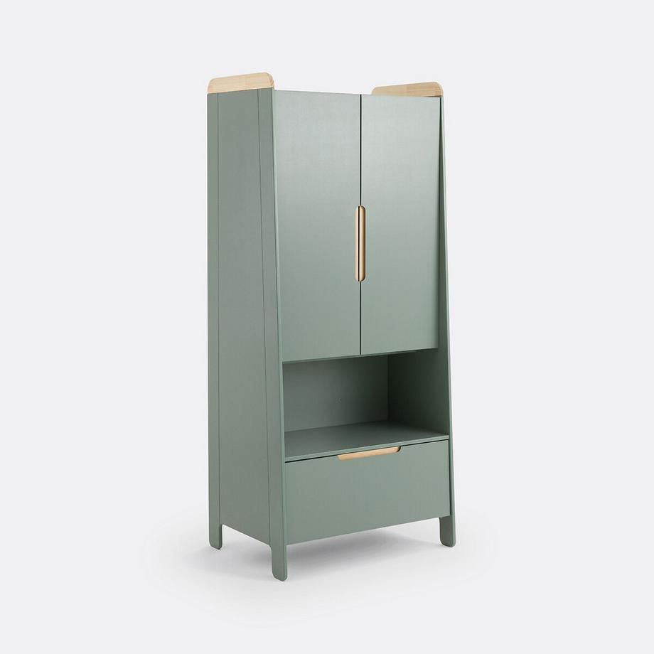 La Redoute Intérieurs Kinderkleiderschrank Arturo aus Kiefer und MDF  