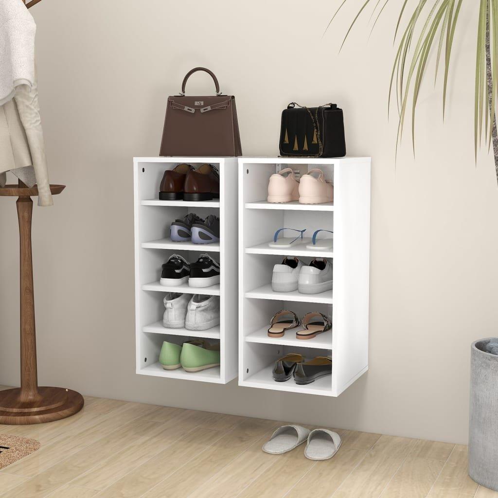 VidaXL Armoire à chaussures bois d'ingénierie  