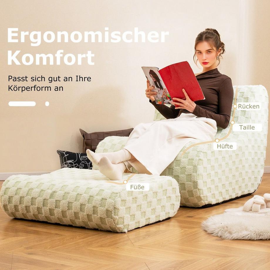 Northix Pouf avec ottomane  