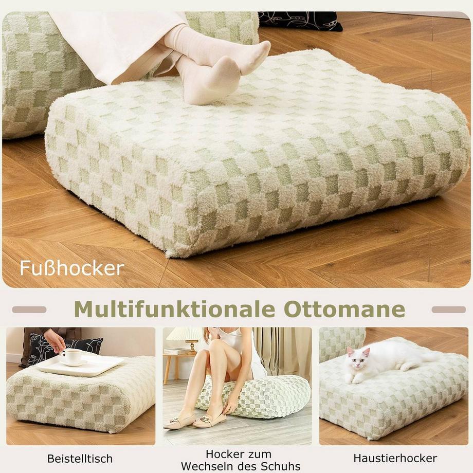 Northix Pouf avec ottomane  