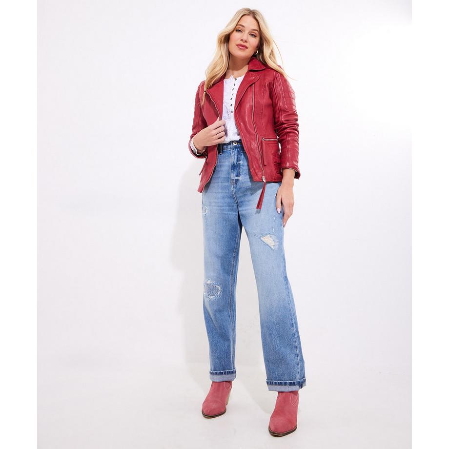 Joe Browns Gesteppte Bikerjacke  