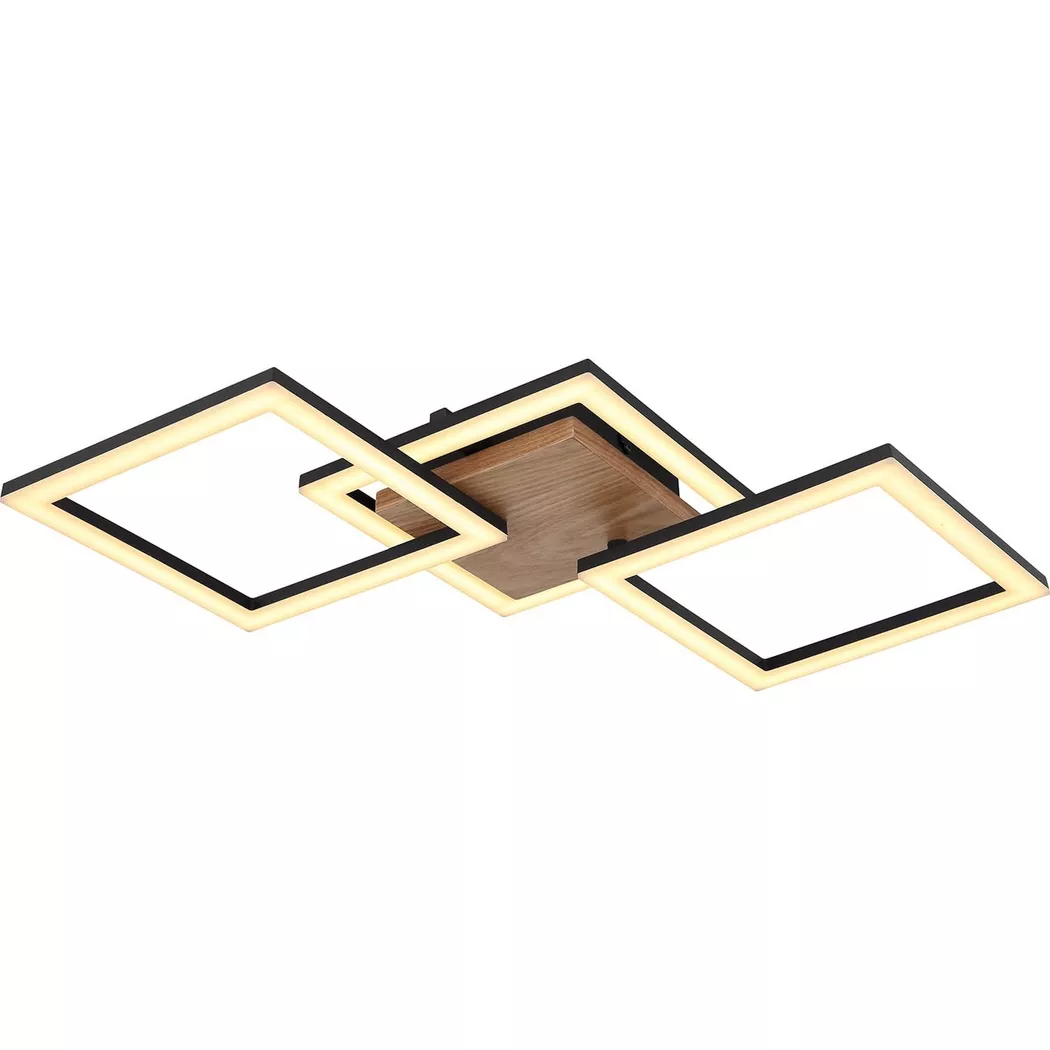 mutoni – Deckenleuchte Kerry Metall matt LED 66×31, One Size, Multicolor