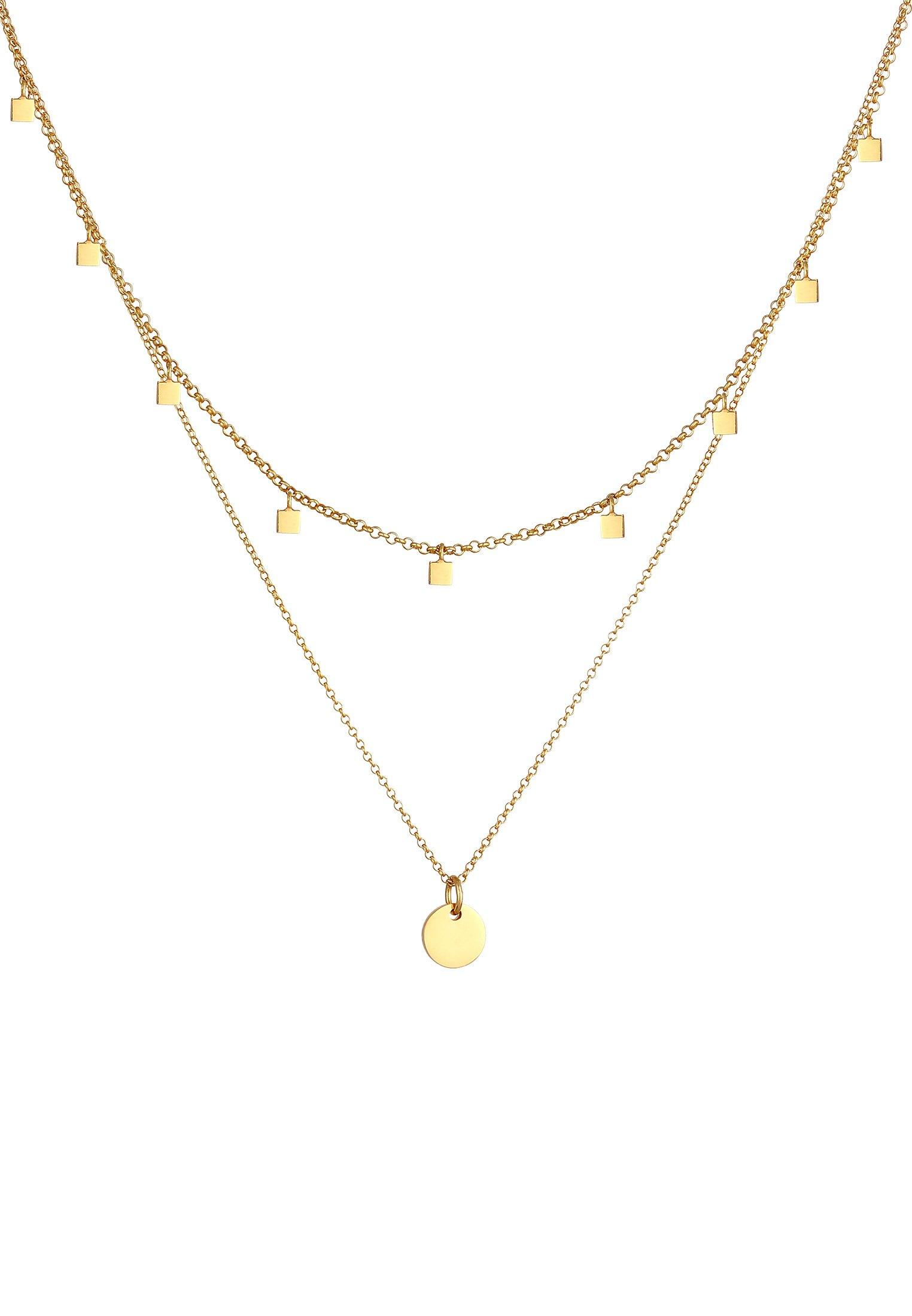 Elli  Collier Choker Plaquettes Couche 