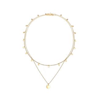 Elli  Collier Choker Plaquettes Couche 
