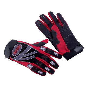 KW Mechaniker-Arbeitshandschuhe (M, Grau, Rot, Schwarz)