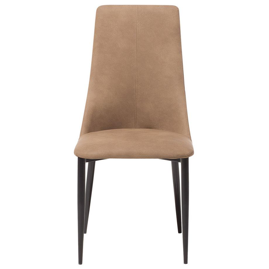 Beliani Set di 2 sedie da pranzo en Pelle sintetica Classico CLAYTON  