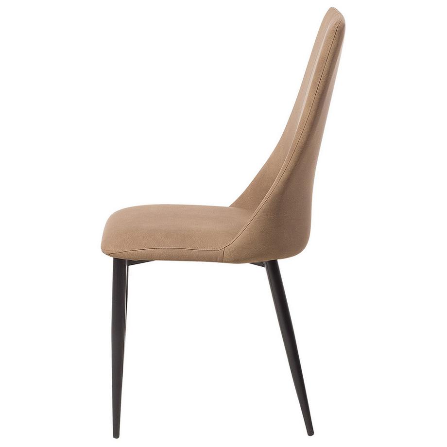 Beliani Set di 2 sedie da pranzo en Pelle sintetica Classico CLAYTON  