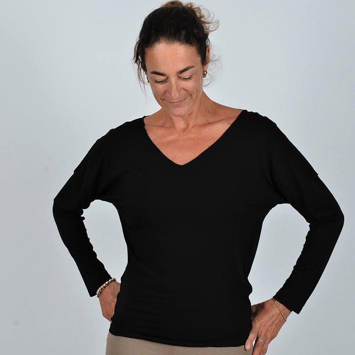 Vervola  Maglia a Maniche Lunghe 'Annabel' - Per lo Stile Quotidiano e lo Yoga 