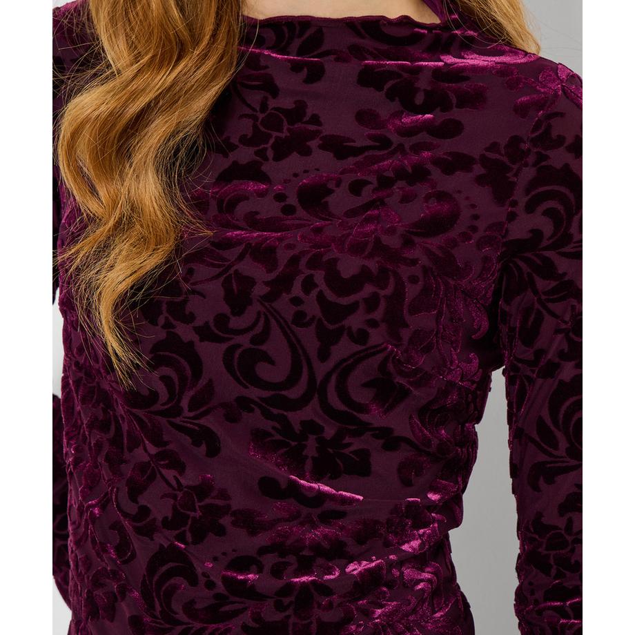 Joe Browns Devore Floral Top Collo Alto  