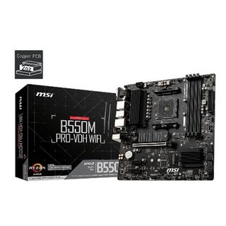 MSI  B550M PRO-VDH WIFI scheda madre AMD B550 Socket AM4 micro ATX 