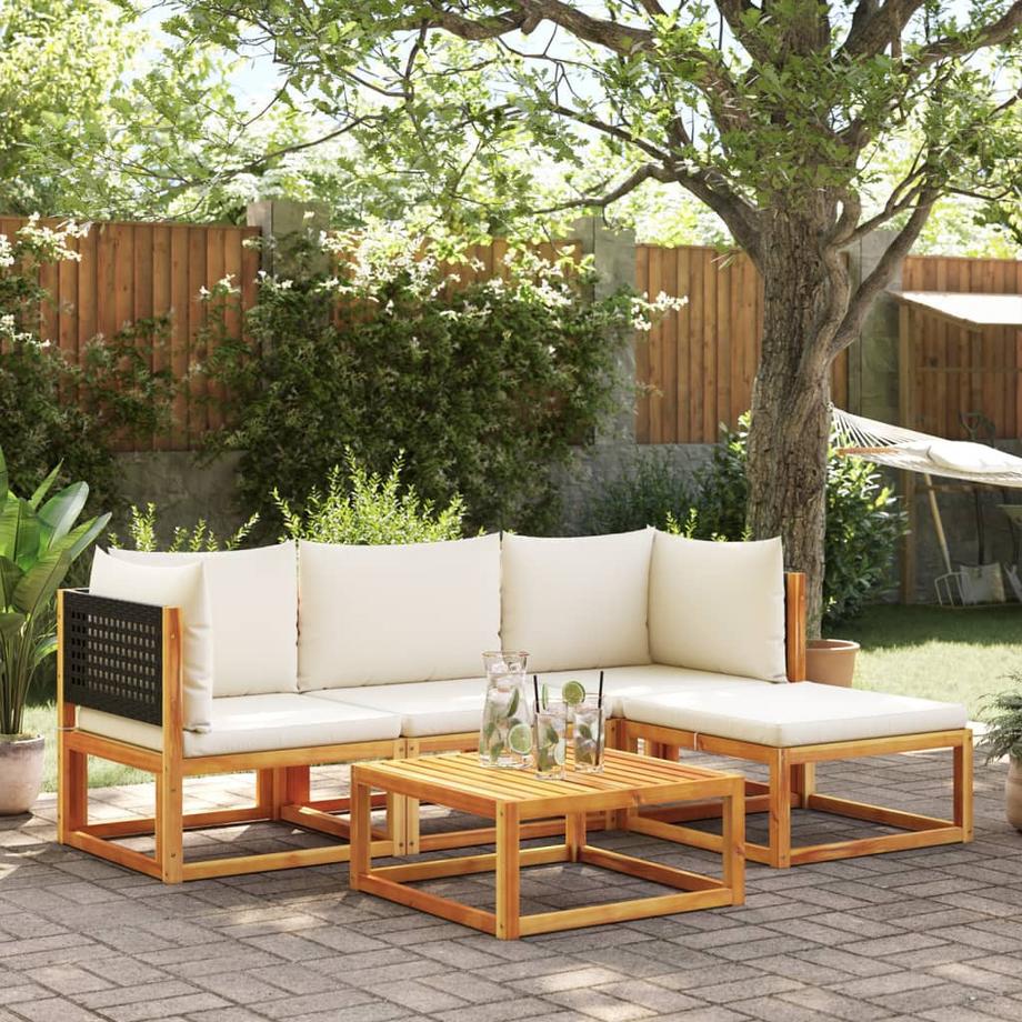VidaXL set salotto da giardino Legno di acacia  