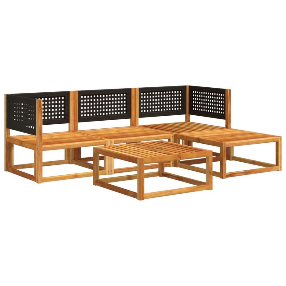 VidaXL set salotto da giardino Legno di acacia  