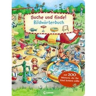 Suche und finde! - Bildwörterbuch Loewe Bildwörterbücher (Hrsg.); Wieker, Katharina (Illustrationen) Copertina rigida 