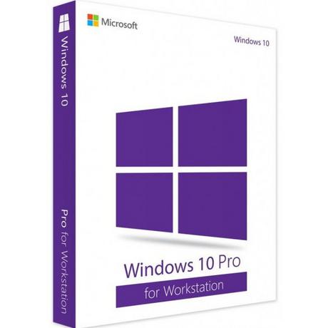 Microsoft  Windows 10 Pro for Workstations (Stations de travail) - Clé licence à télécharger - Livraison rapide 7/7j 