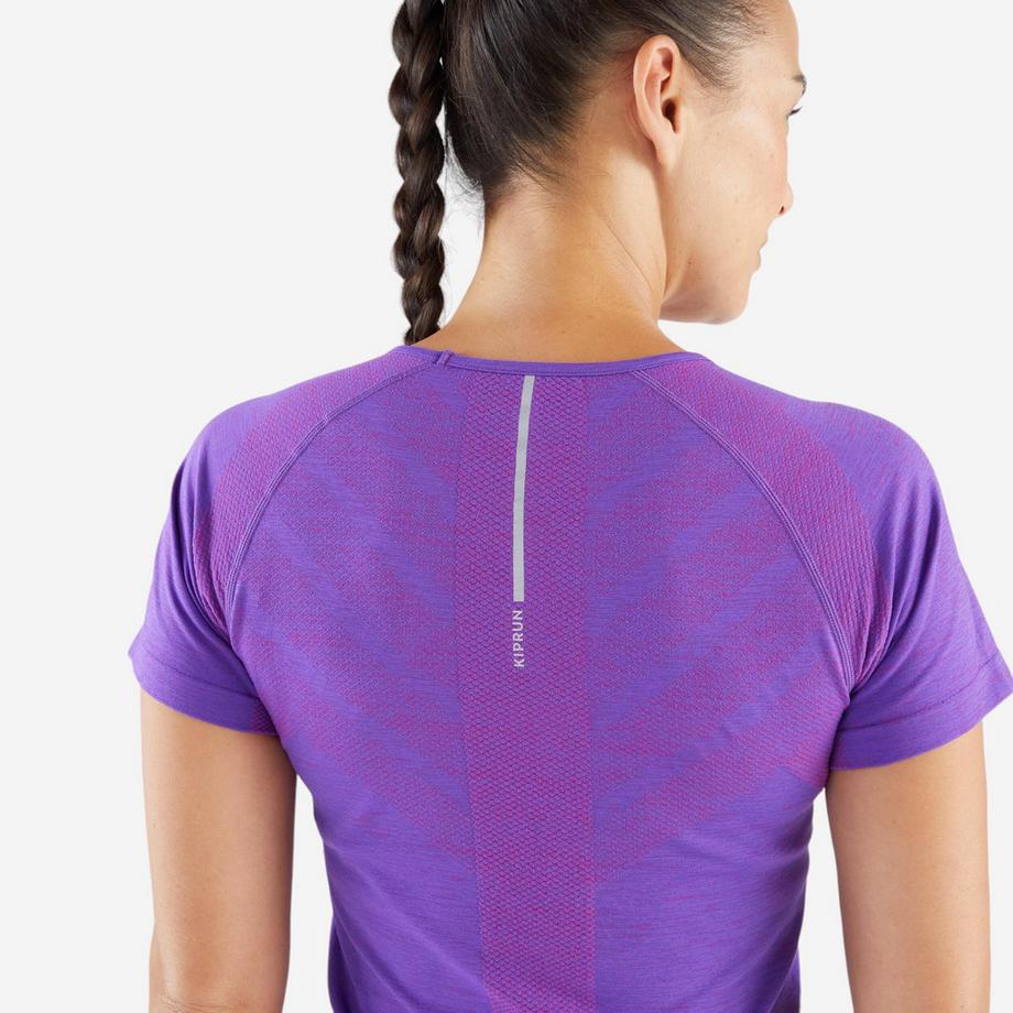 KIPRUN  T-shirt maniche corte donna slim comfort poliestere 