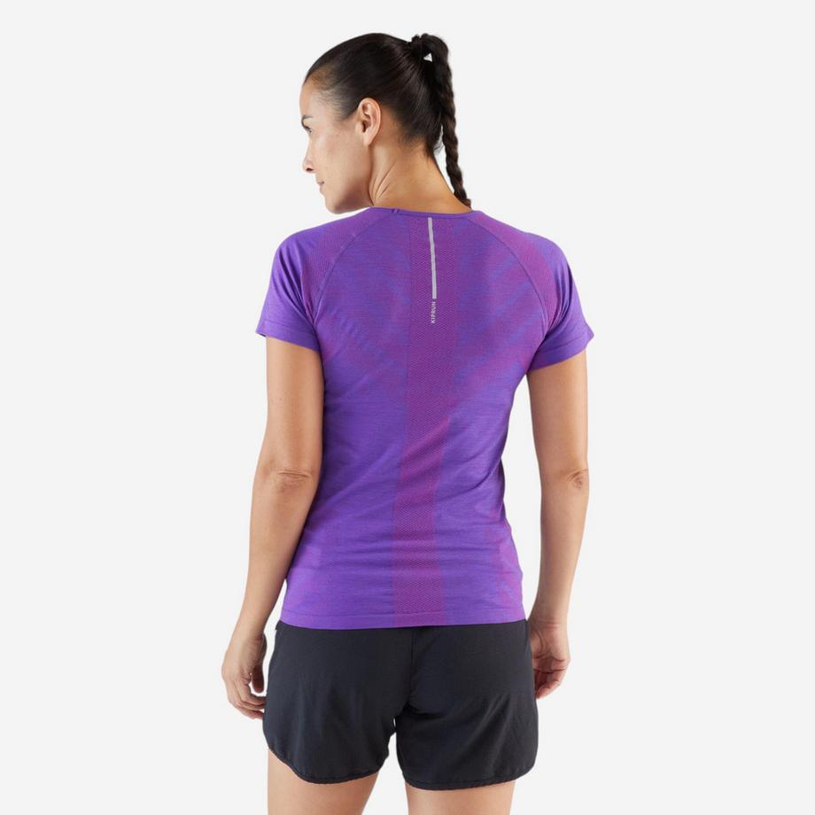 KIPRUN  T-shirt maniche corte donna slim comfort poliestere 