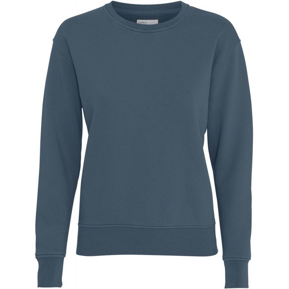 Maglione girocollo da donna Colorful Standard Classic Organic petrol blue