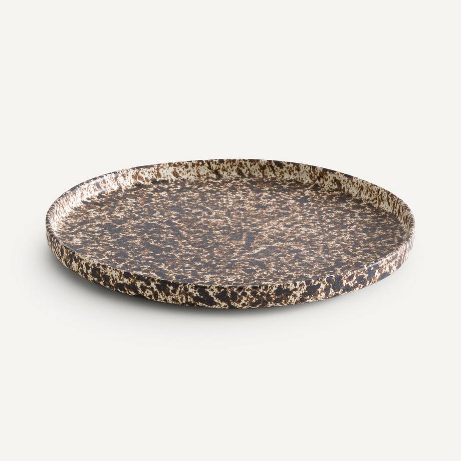 AM.PM Lot de 4 assiettes plates en grès  