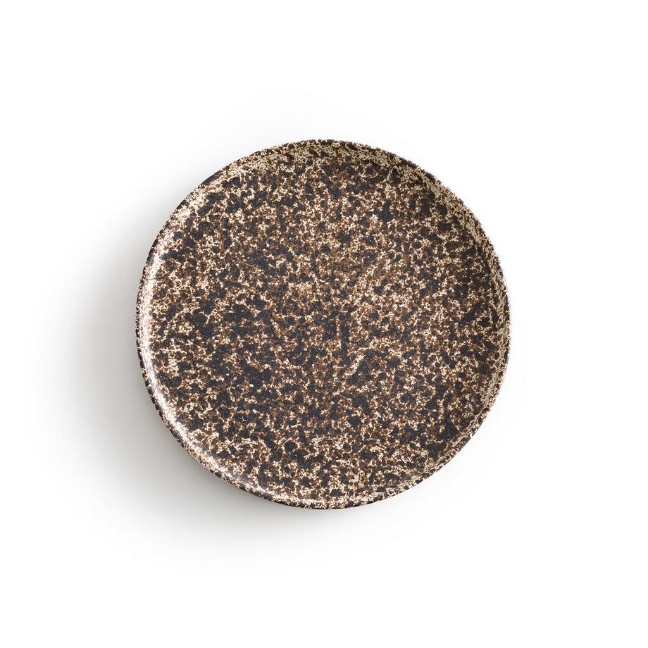 AM.PM Lot de 4 assiettes plates en grès  