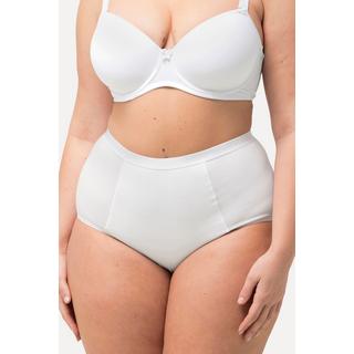 Ulla Popken  Culotte taille haute, semi-sculptante. Bande en satin à la taille. Collection Shapewear. 