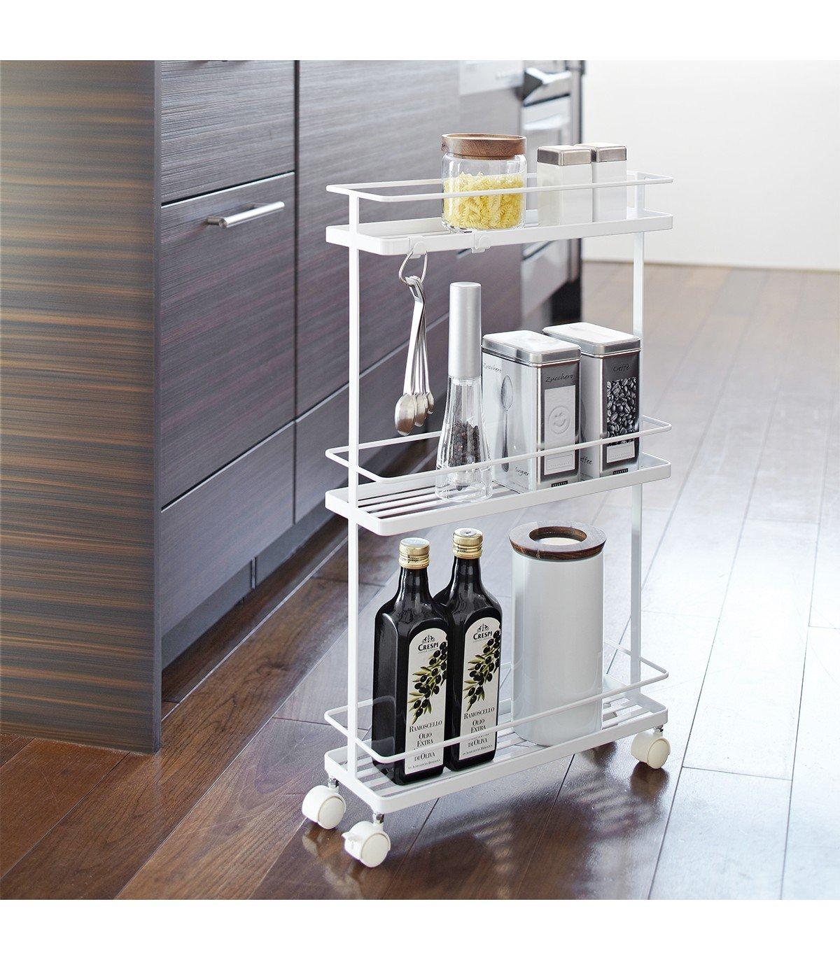 Calicosy Servierwagen ausem Stahl mit Rollen - L38 cm  