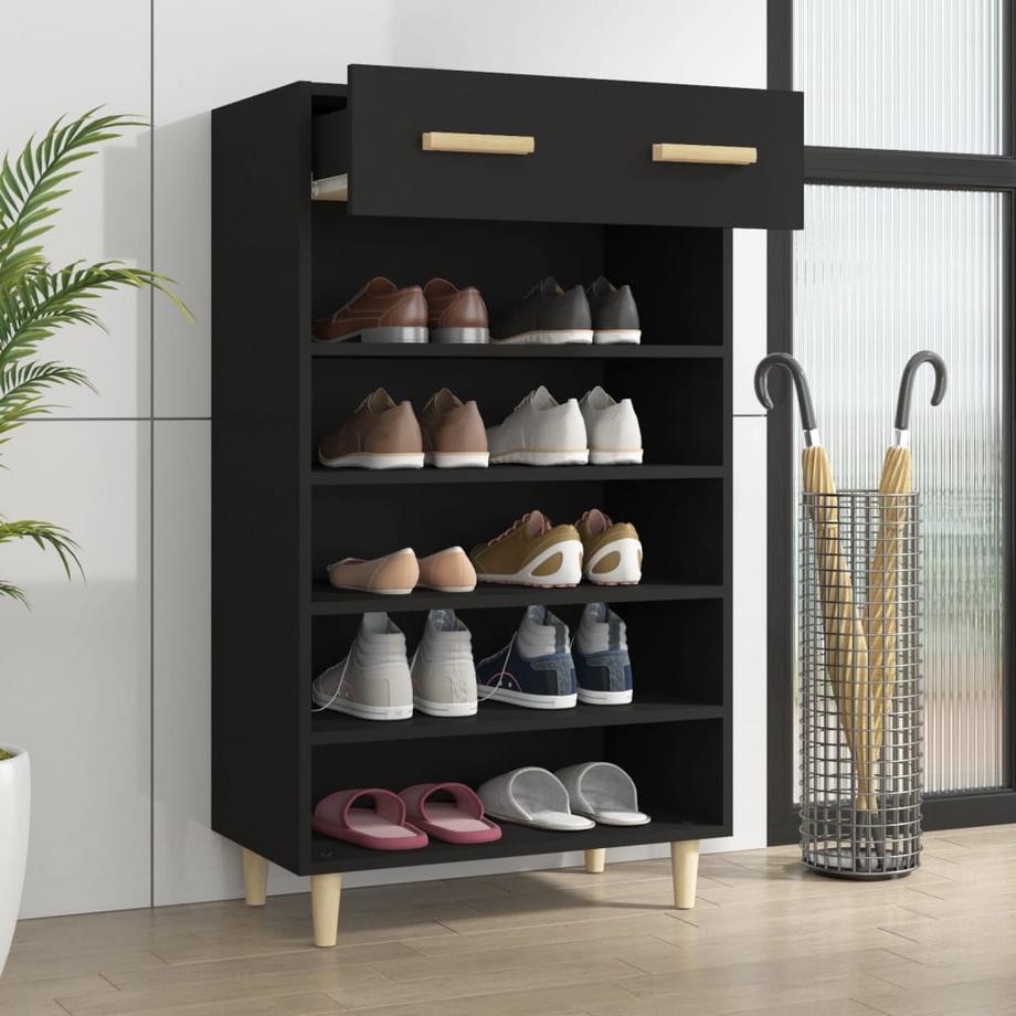 VidaXL Armoire à chaussures bois d'ingénierie  