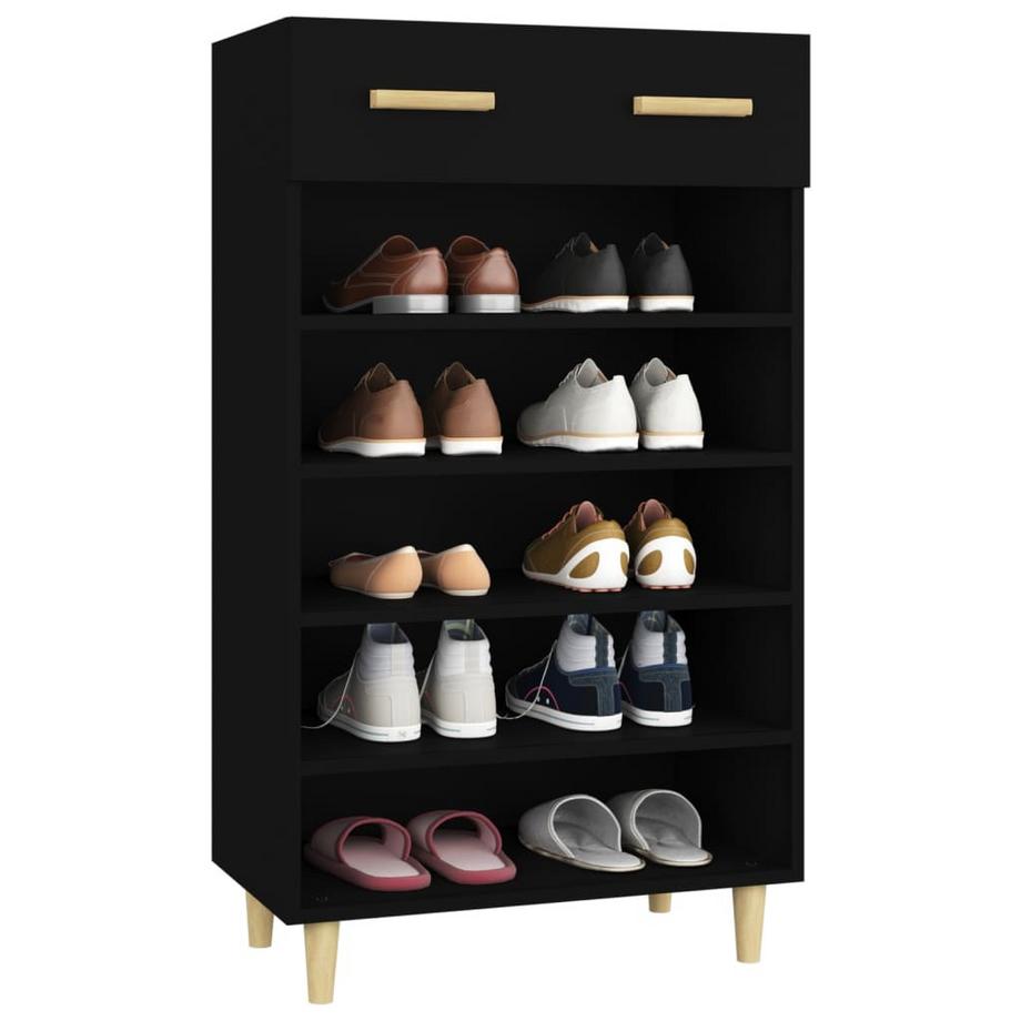 VidaXL Armoire à chaussures bois d'ingénierie  