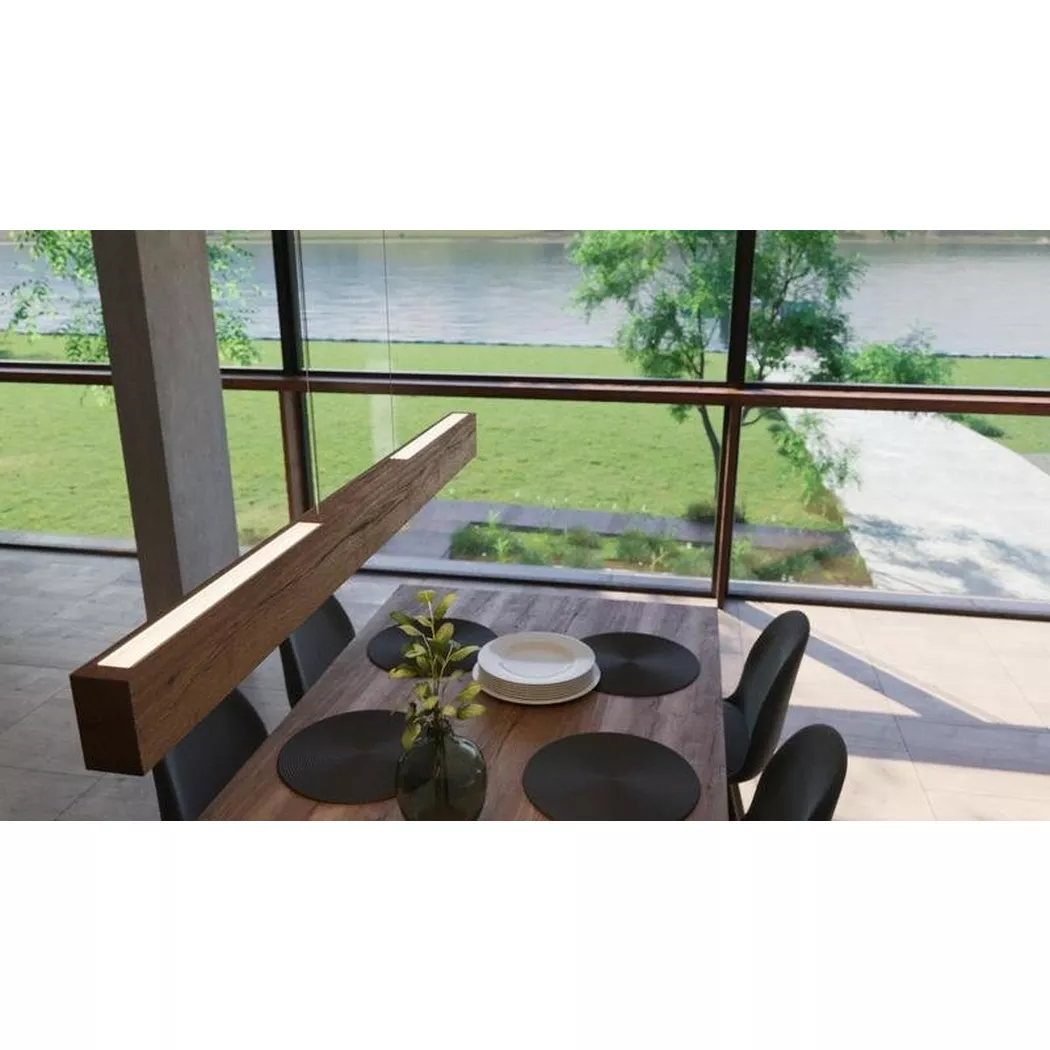 kln.swiss – Pendelleuchte Tentorium Nussbaum 900, 90cm,