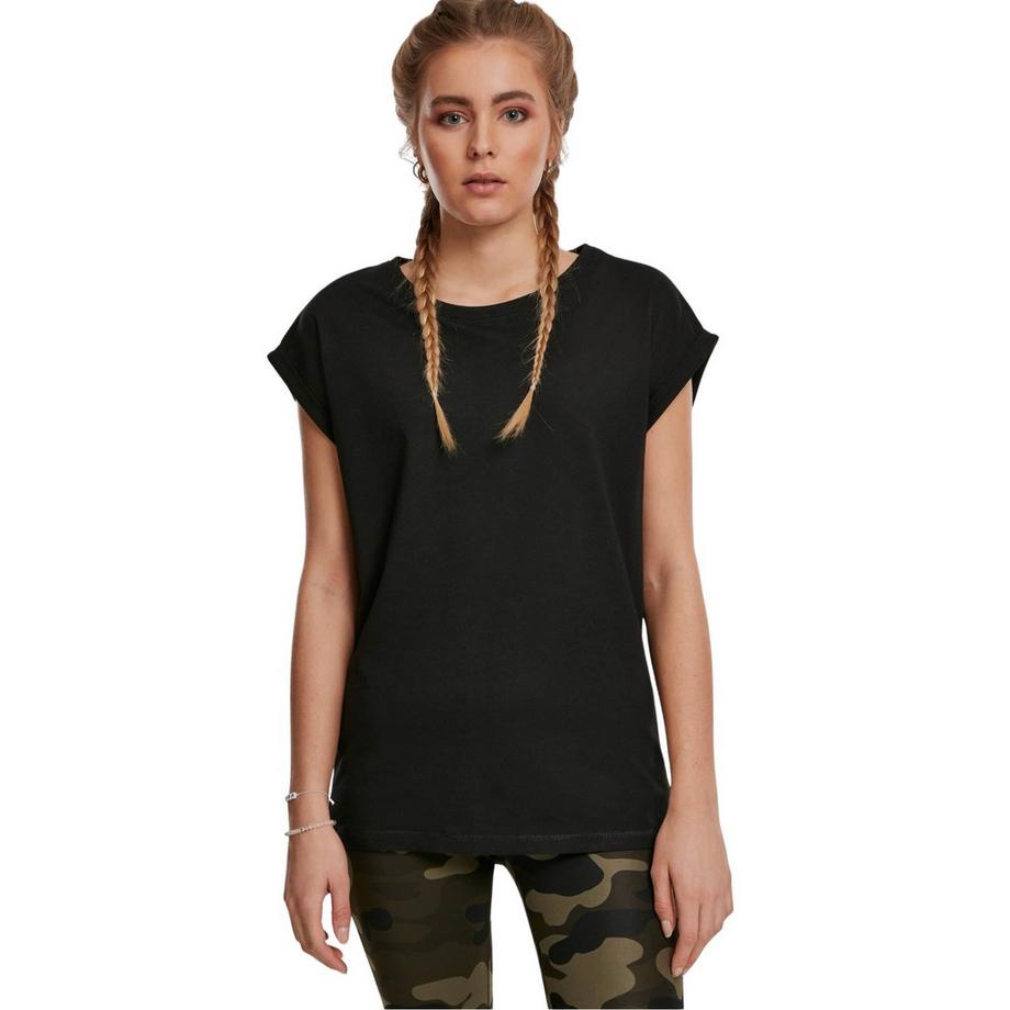 URBAN CLASSICS Damen Extended Shoulder T-Shirt 2er-Pack  