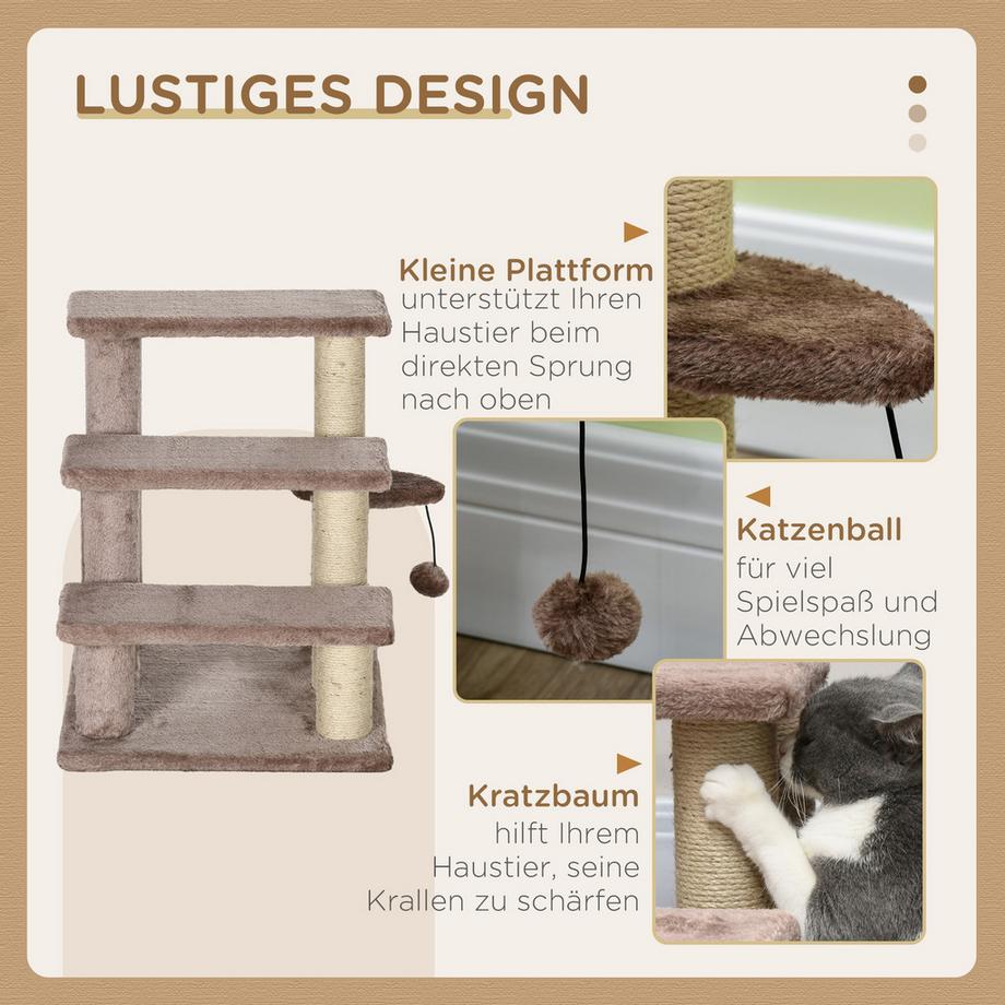 PawHut  Escalier pour chats 