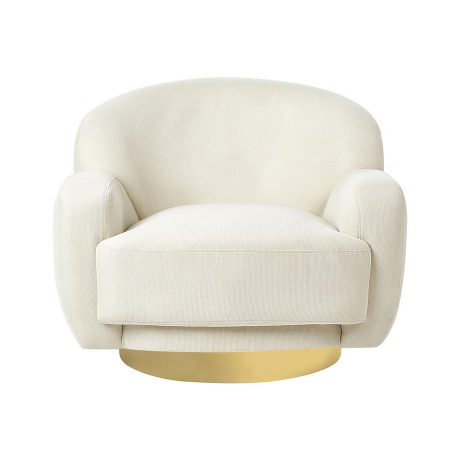 Beliani Fauteuil en Tissu Glamour LEJRE  