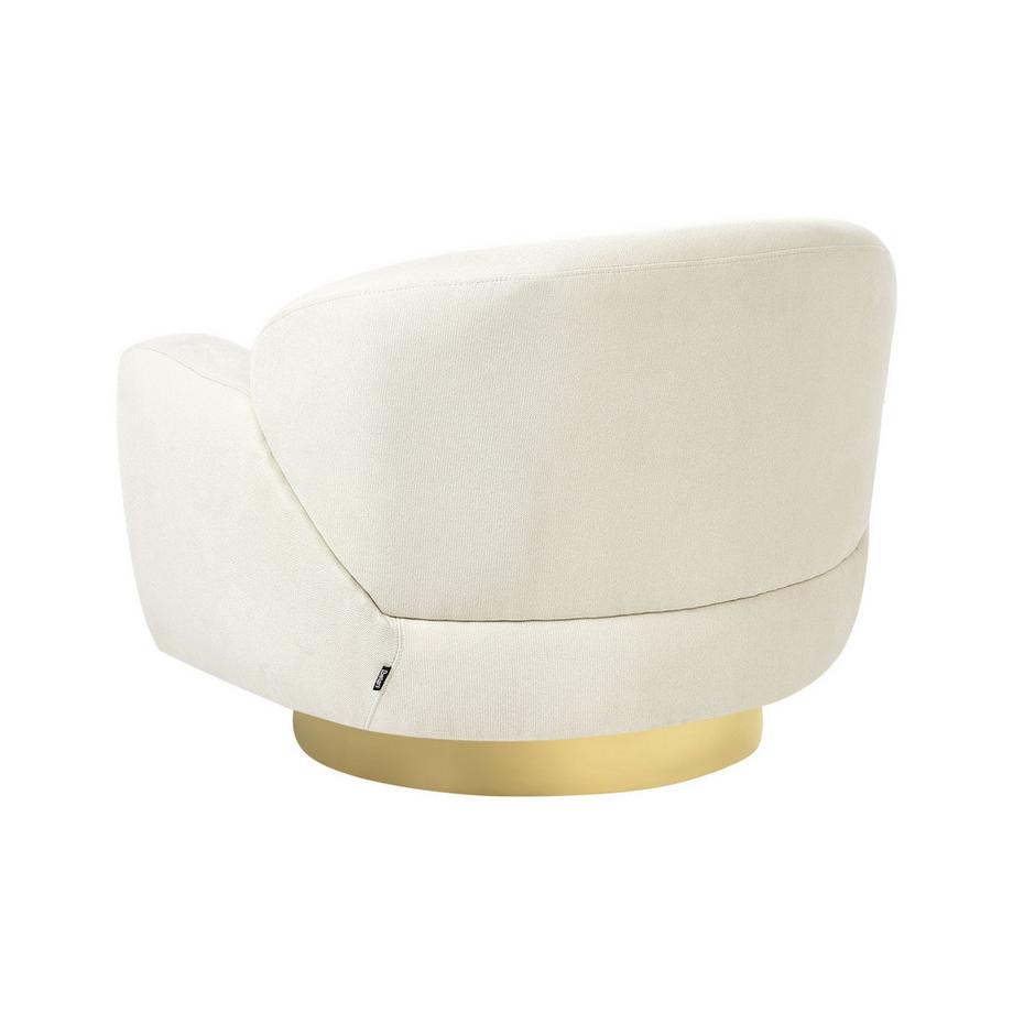 Beliani Fauteuil en Tissu Glamour LEJRE  