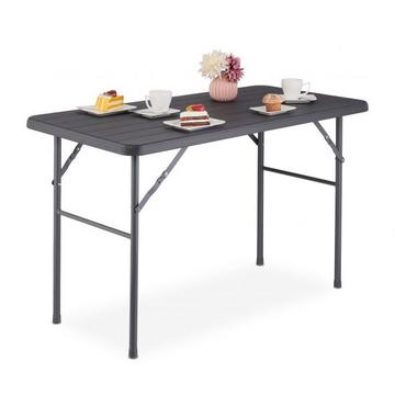 Table de jardin carrée aspect bois