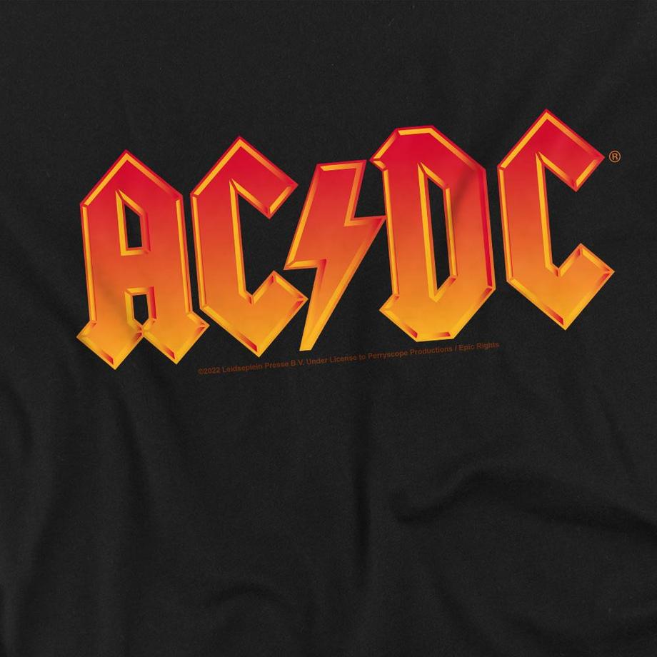 ACDC  Maglietta Logo Fuoco 